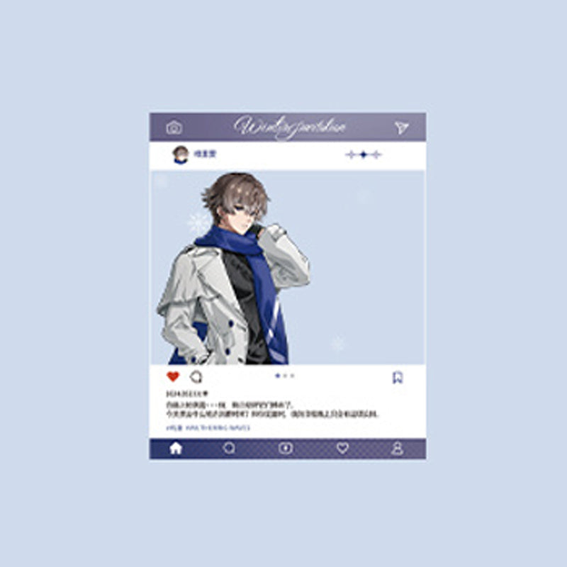 Wuthering Waves Official Merchandise - Animate Collaboration Winter Invitation Series Acrylic Polaroid