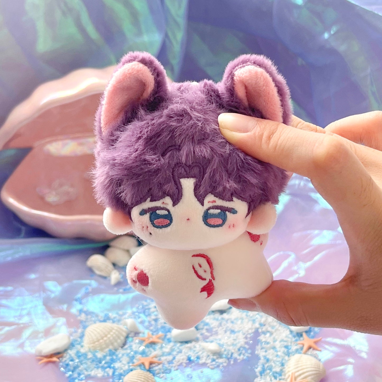 Love and Deepspace Rafayel Fanmade 10cm Sea Star Plush Doll