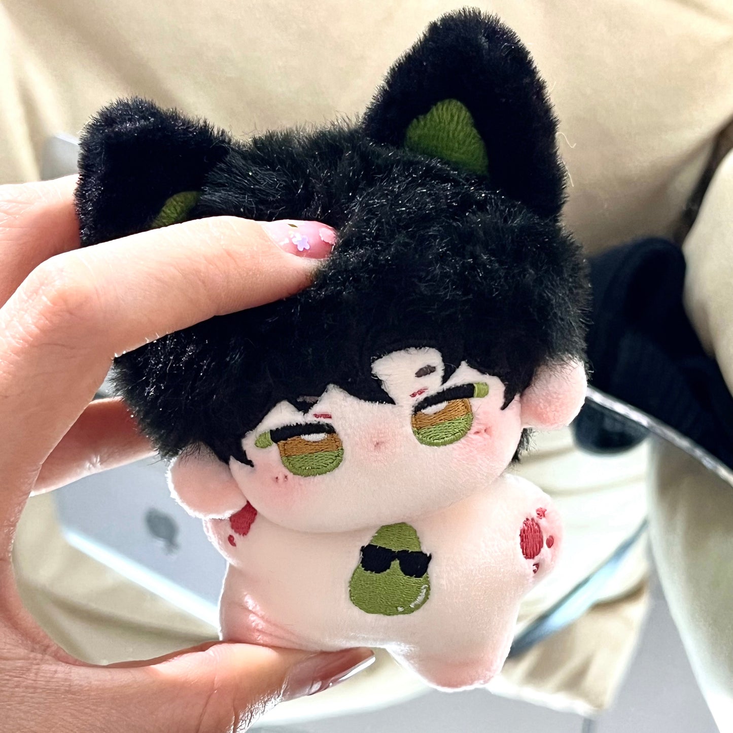 Love and Deepspace Zayne Fanmade 10cm Sea Star Plush Doll