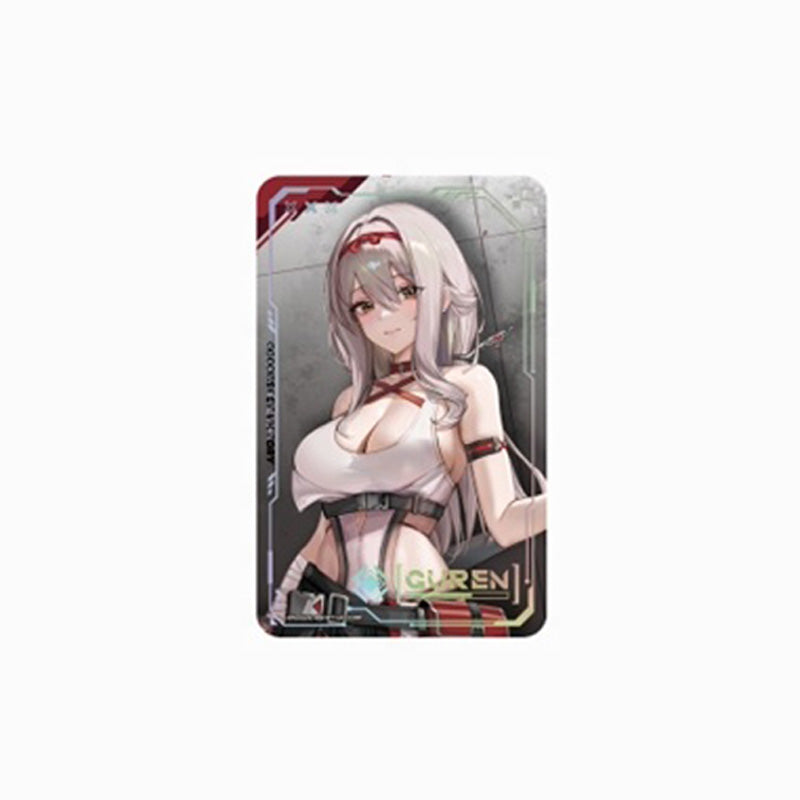 승리의 여신 니케 공식 정품 굿즈 라이트 코어 팝업 시리즈 사각 캔 뱃지 홍련