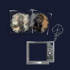 Reverse: 1999: Matilda Acrylic Block & Frame Keyring - Hopscotch Psychube Ver