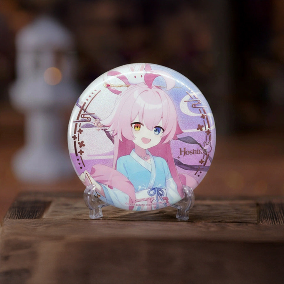 블루 아카이브 공식 정품 굿즈 호시노 '가을 달밤' 캔 뱃지 블아 블루아카