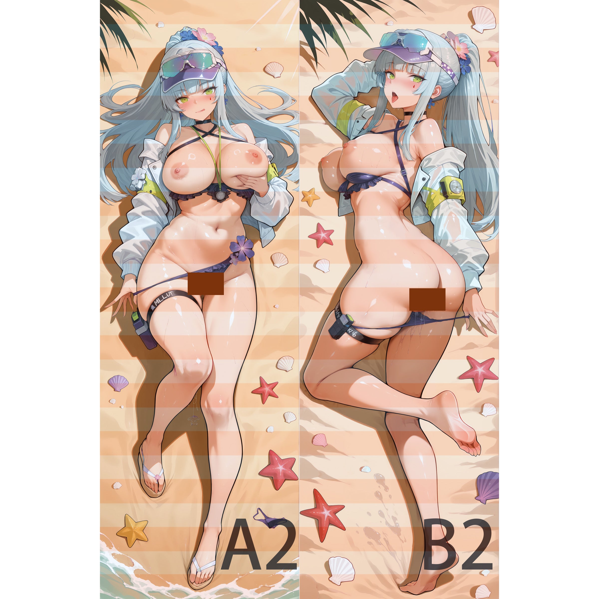 Girls' Frontline 2: Klukai Dakimakura Body Pillow Cover - Beach Ver