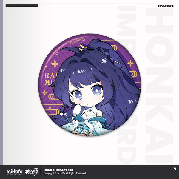 Honkai Impact 3rd: Raiden Mei Chibi Tin Badge - Silken Years Series