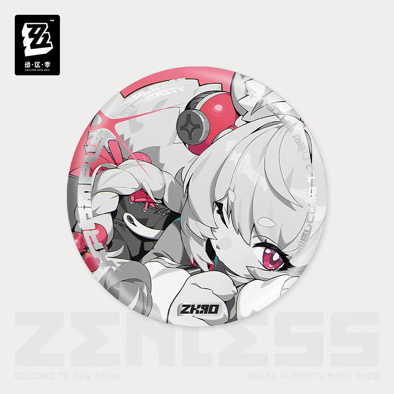 젠레스 존 제로 공식 정품 굿즈 시네마 시리즈 반사 캔 뱃지 자오 젠존제 ZZZ