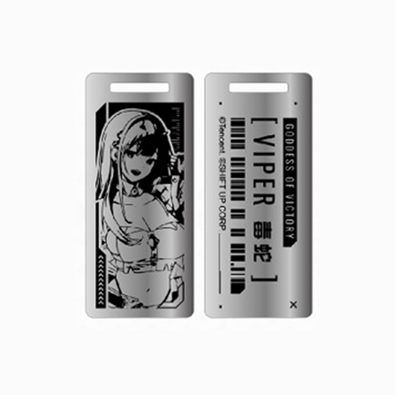 승리의 여신 니케 공식 정품 굿즈 라이트 코어 팝업 시리즈 메탈 펜던트 홍련