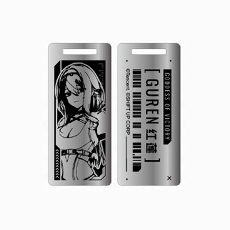 승리의 여신 니케 공식 정품 굿즈 라이트 코어 팝업 시리즈 메탈 펜던트 바이퍼