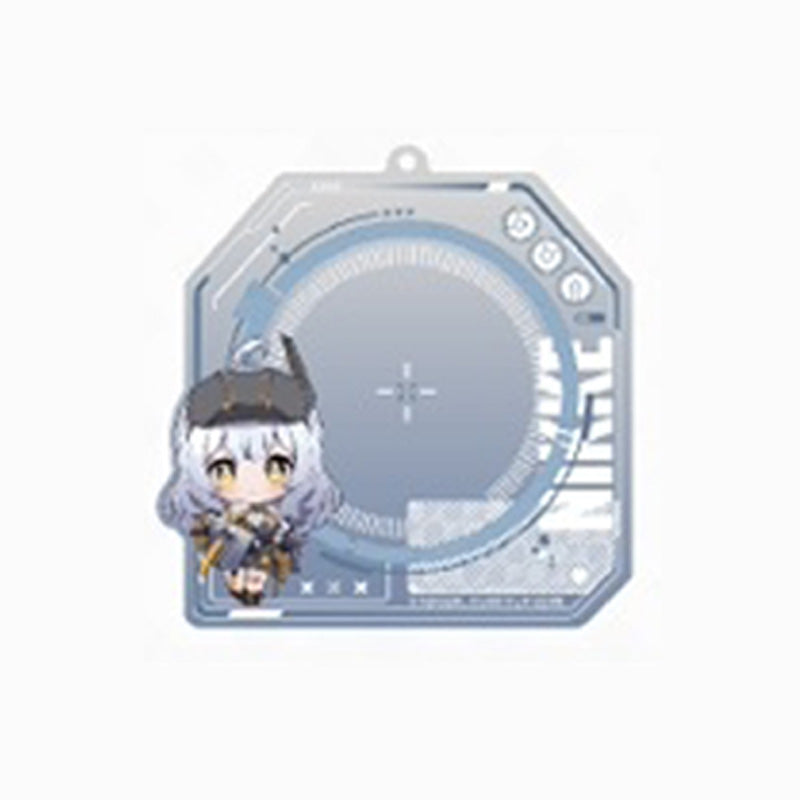 승리의 여신 니케 공식 정품 굿즈 라이트 코어 팝업 시리즈 캔 뱃지 수납 프레임 키링 스노우화이트