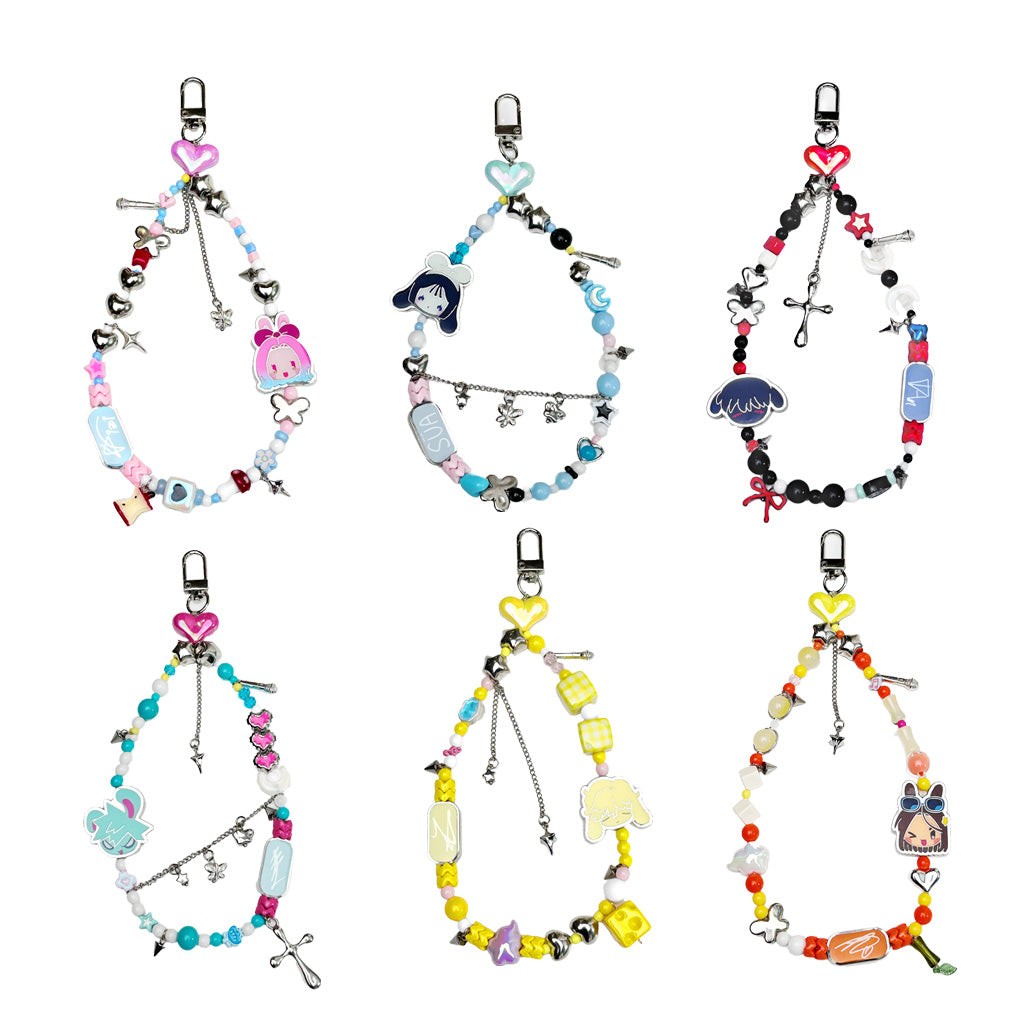 에일리언 스테이지 공식 정품 굿즈 상하이 AET 콜라보 토끼 시리즈 휴대폰 스트랩 랜덤 1종 에이스테