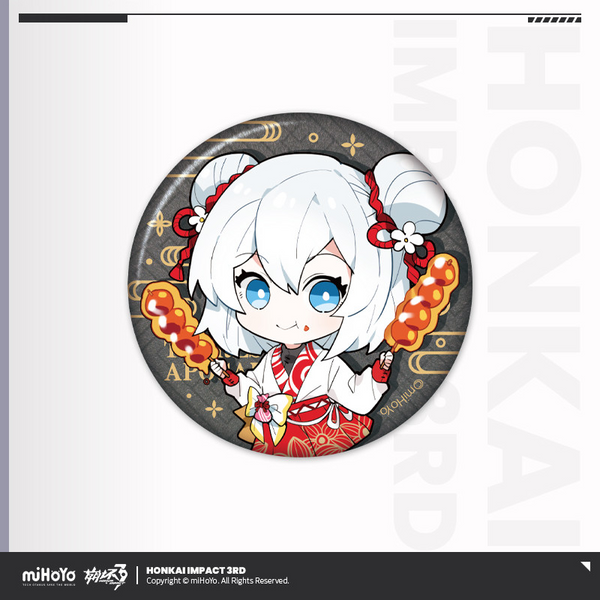 Honkai Impact 3rd: Theresa Can Badge - Silken Years Series (Chibi Ver.)