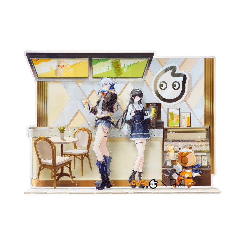 명조 공식 정품 굿즈 Coco 콜라보 아크릴 디오라마 스탠드 치사 & 갈브레나