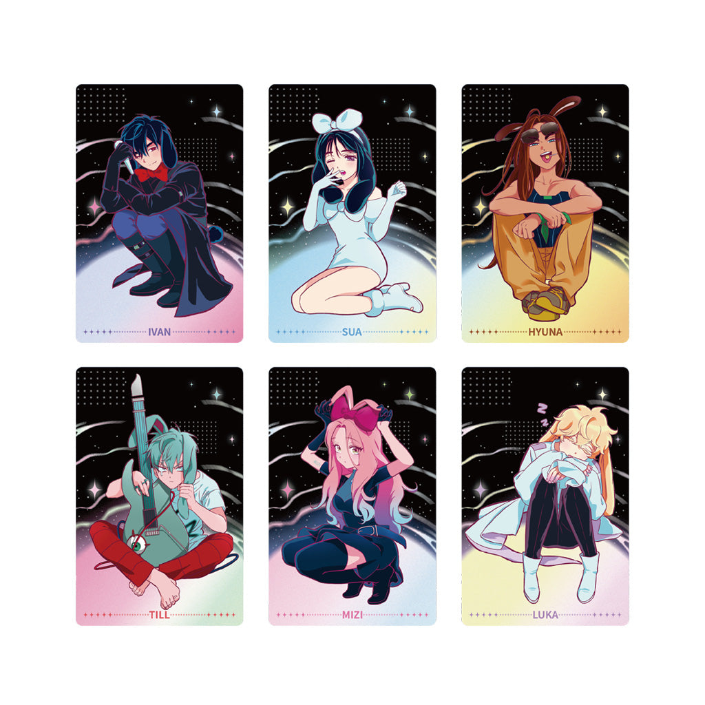 에일리언 스테이지 공식 정품 굿즈 상하이 AET 콜라보 토끼 시리즈 LD 포토 카드 세트 에이스테