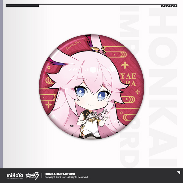 Honkai Impact 3rd: Yae Sakura Can Badge - Silken Years Q-Ver.