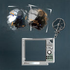 Reverse: 1999: Bkornblume Acrylic Block & Frame Keyring - Silent and Adoring