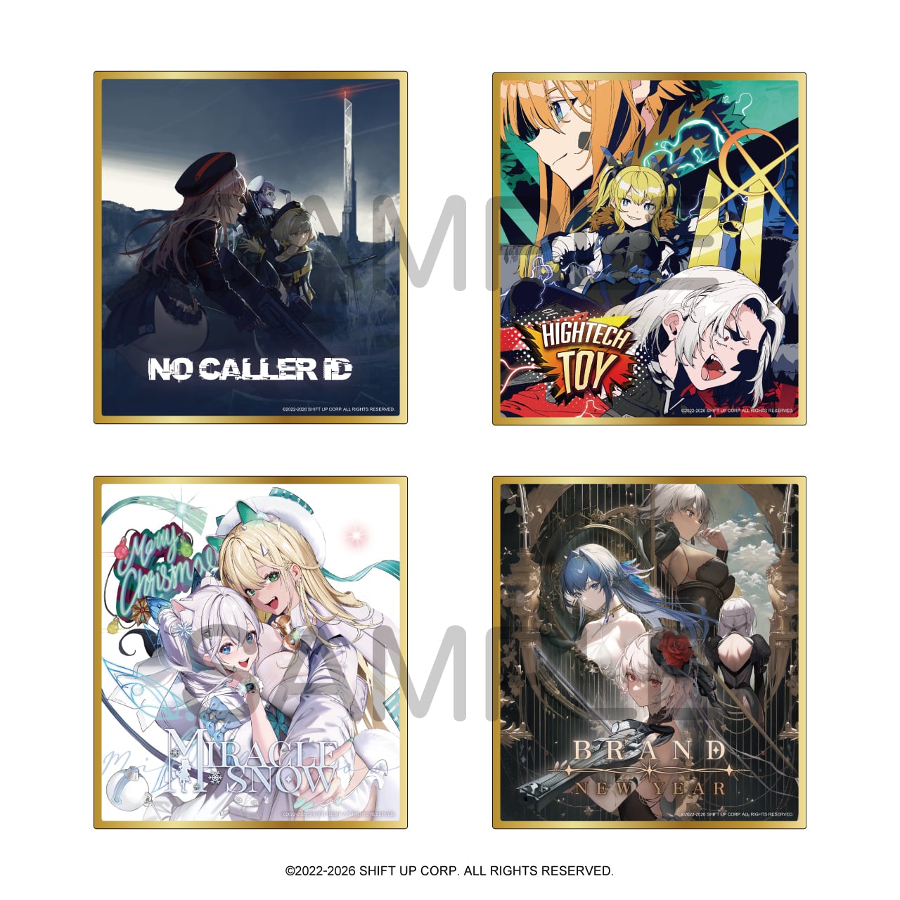 Goddess of Victory: Nikke: The Archive Record vol.1 Acrylic Clear Shikishi Box