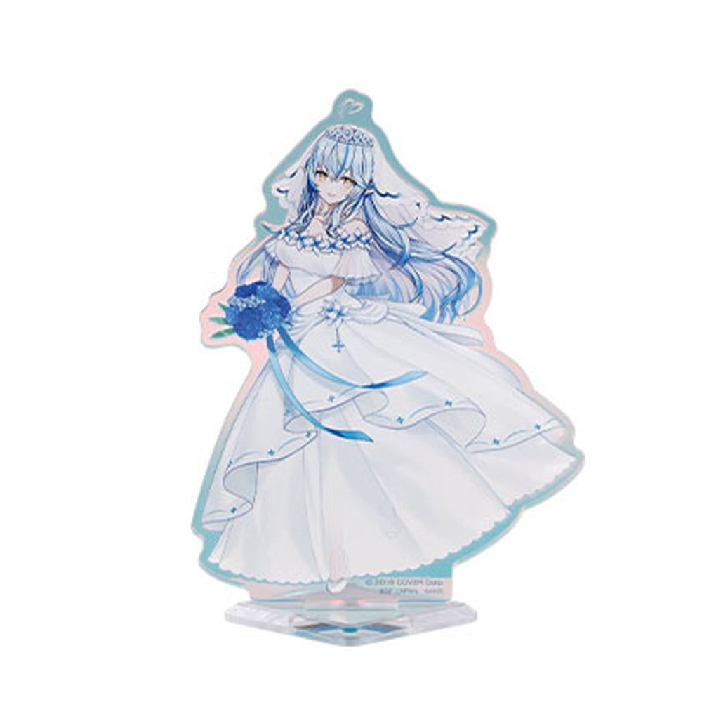 홀로라이브 공식 정품 굿즈 이치방쿠지 웨딩 드레스 스타일 아크릴 스탠드 유키하나 라미