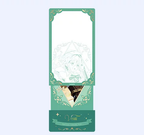 Venti ticket with the slide pulled up, revealing a coloured picture underneath