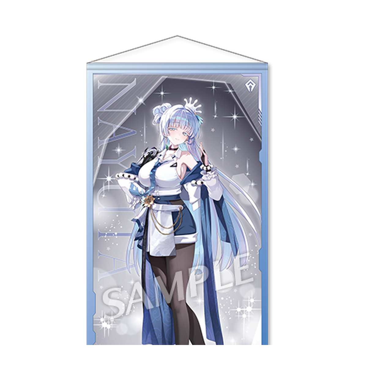 GODDESS OF VICTORY: NIKKE Nayuta Full-body character artwork on a tall wall tapestry — view 2