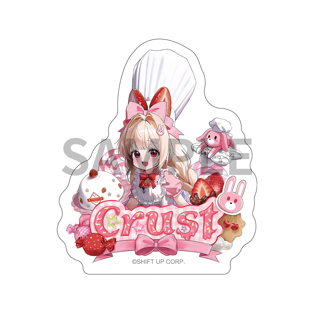 승리의 여신 니케 공식 정품 굿즈 스토어 한정 아크릴 링 반지 크러스트