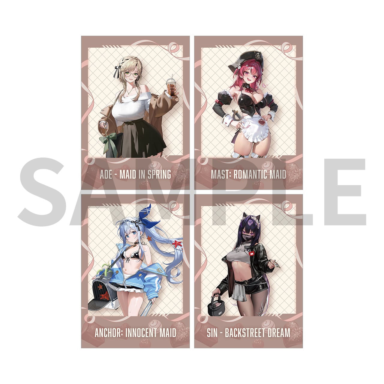 Goddess of Victory: NIKKE - Maid Photo Card Chocolate Ver. (Box of 8)