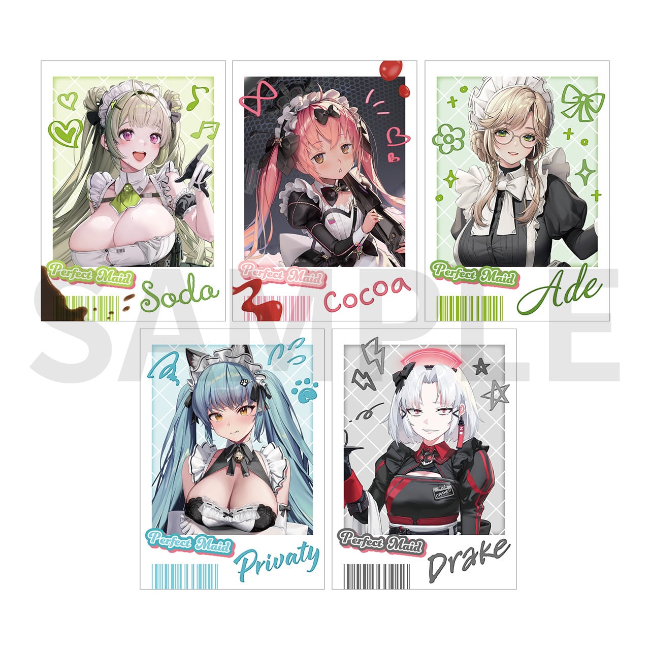 승리의 여신 니케 공식 정품 굿즈 스토어 한정 메이드 포토 카드 BOX 전10종