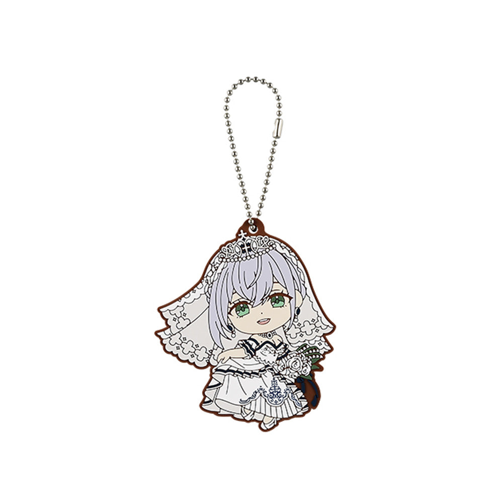 홀로라이브 공식 정품 굿즈 이치방쿠지 웨딩 드레스 스타일 러버 챰 키링 시로가네 노엘