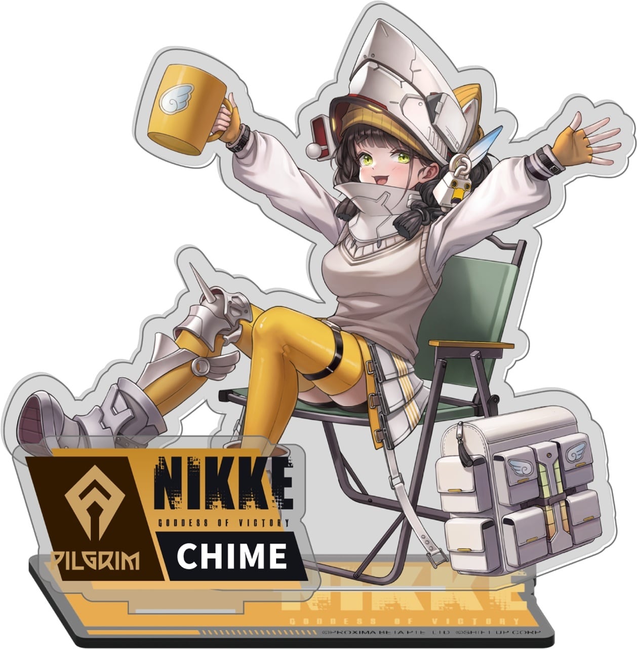 승리의 여신 니케 공식 정품 굿즈 C107 아크릴 스탠드 차임