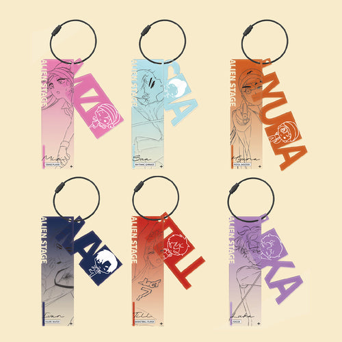 에일리언 스테이지 공식 정품 굿즈 3주년 패션 팝업 Passion 라인아트 아크릴 키링 랜덤 1종 에이스테