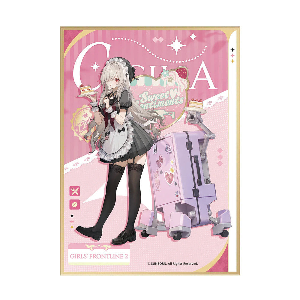 Girls' Frontline 2: Exilium — Cecilia Southern Cross Café Collab Acrylic Shikishi