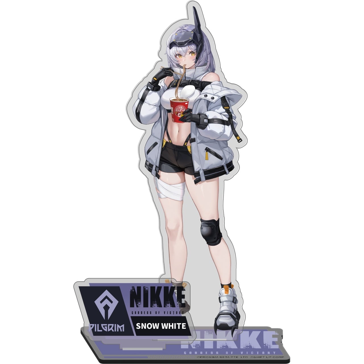 승리의 여신 니케 공식 정품 굿즈 C107 아크릴 스탠드 스노우 화이트