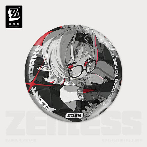 Zenless Zone Zero — Flint Workshop Roxy Reflective Badge — Cinema Series