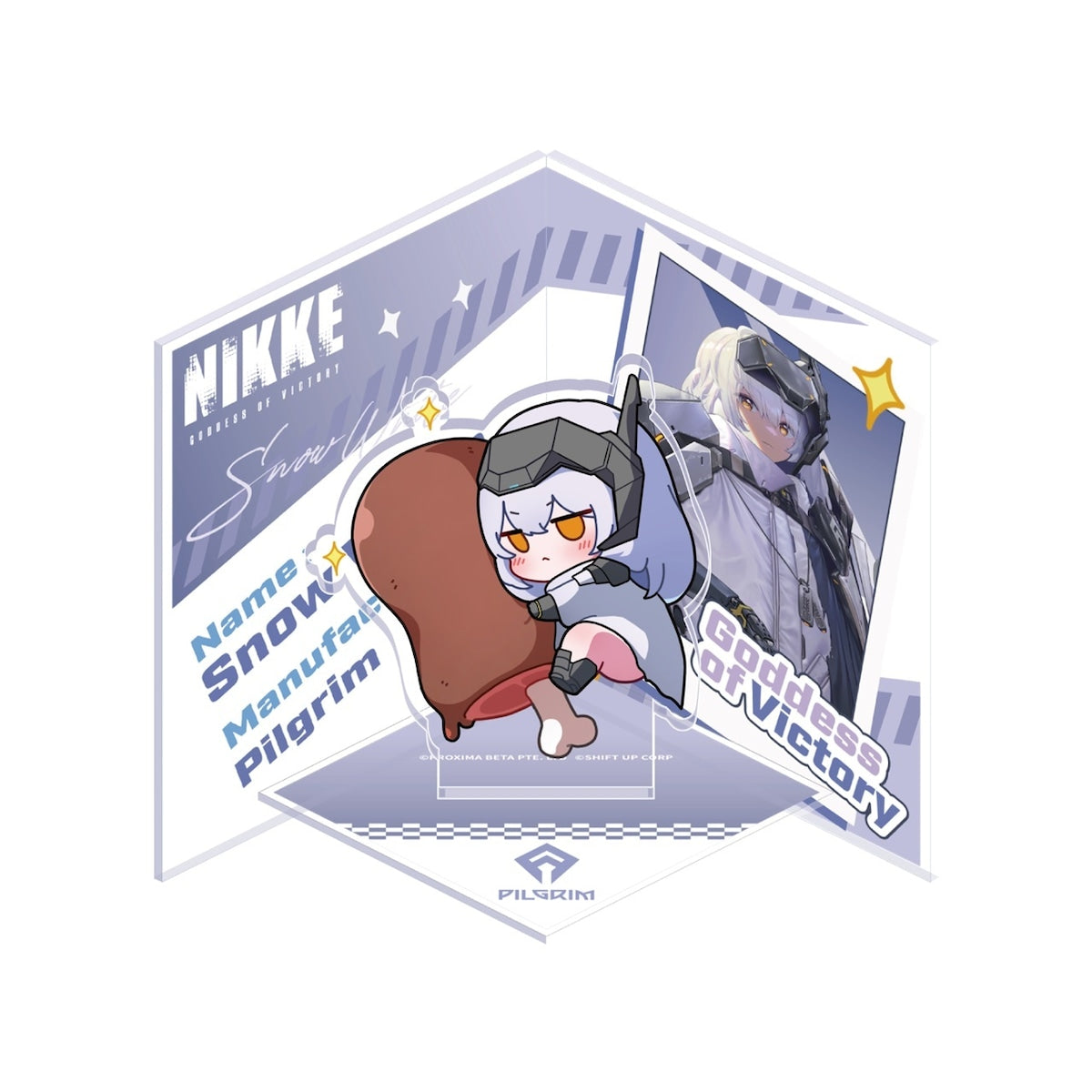 승리의 여신 니케 공식 정품 굿즈 C107 입체 마그넷 스노우 화이트