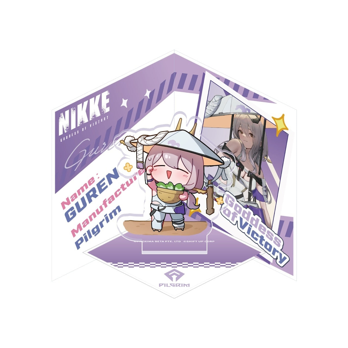 승리의 여신 니케 공식 정품 굿즈 C107 입체 마그넷 홍련