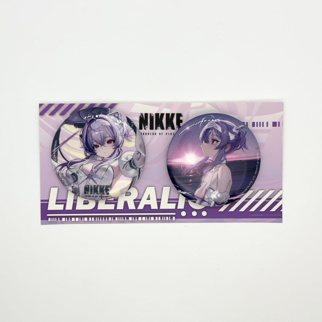 Goddess of Victory: NIKKE: Liberalio Can Badge Set - C107 Limited Edition