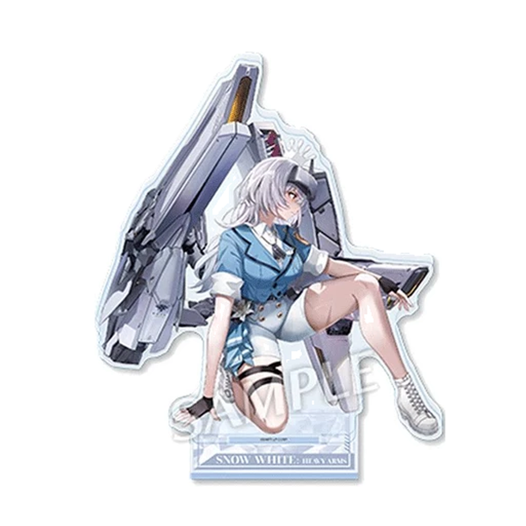 GODDESS OF VICTORY: NIKKE Snow White: Heavy Arms Character artwork and matching display base — view 2