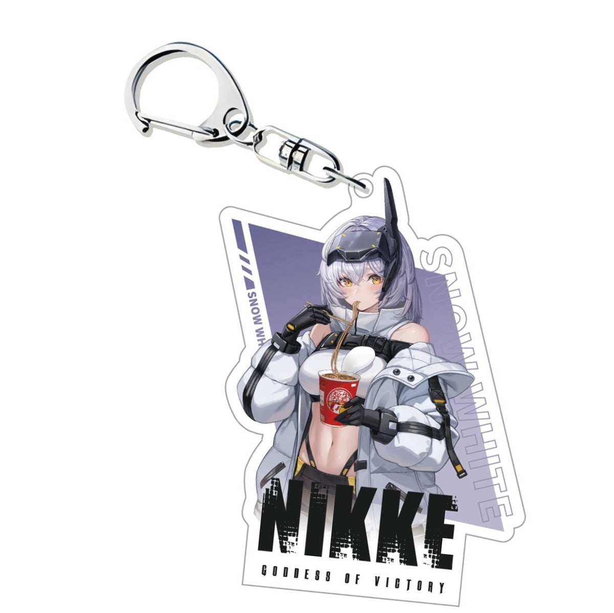 승리의 여신 니케 공식 정품 굿즈 C107 아크릴 키링 스노우 화이트