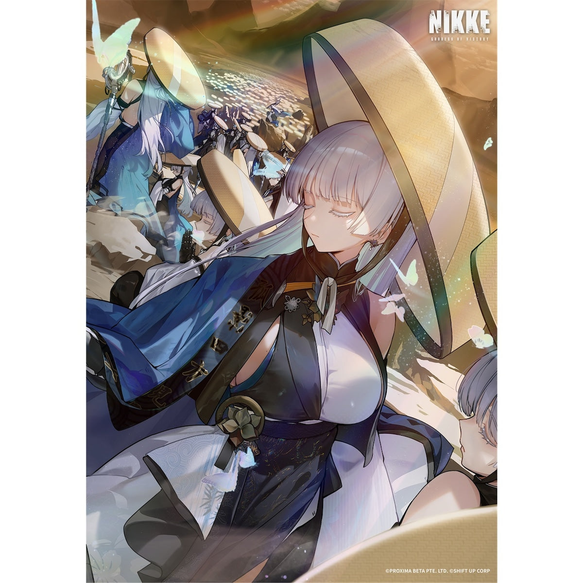 승리의 여신 니케 공식 정품 굿즈 C107 태피스트리 나유타