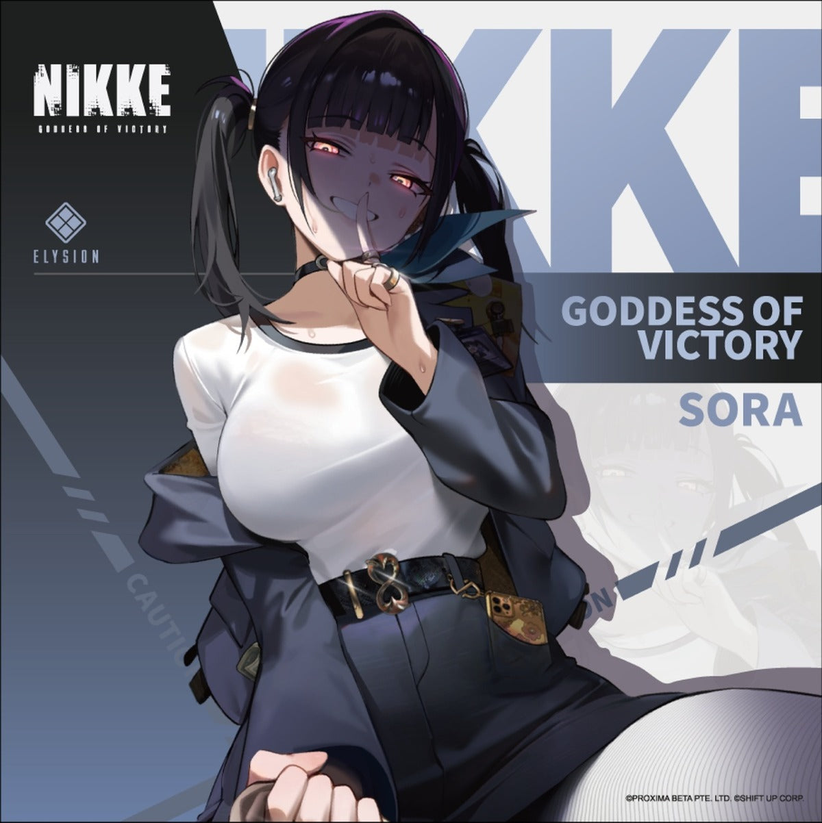 승리의 여신 니케 공식 정품 굿즈 C107 아크릴 색지 솔라