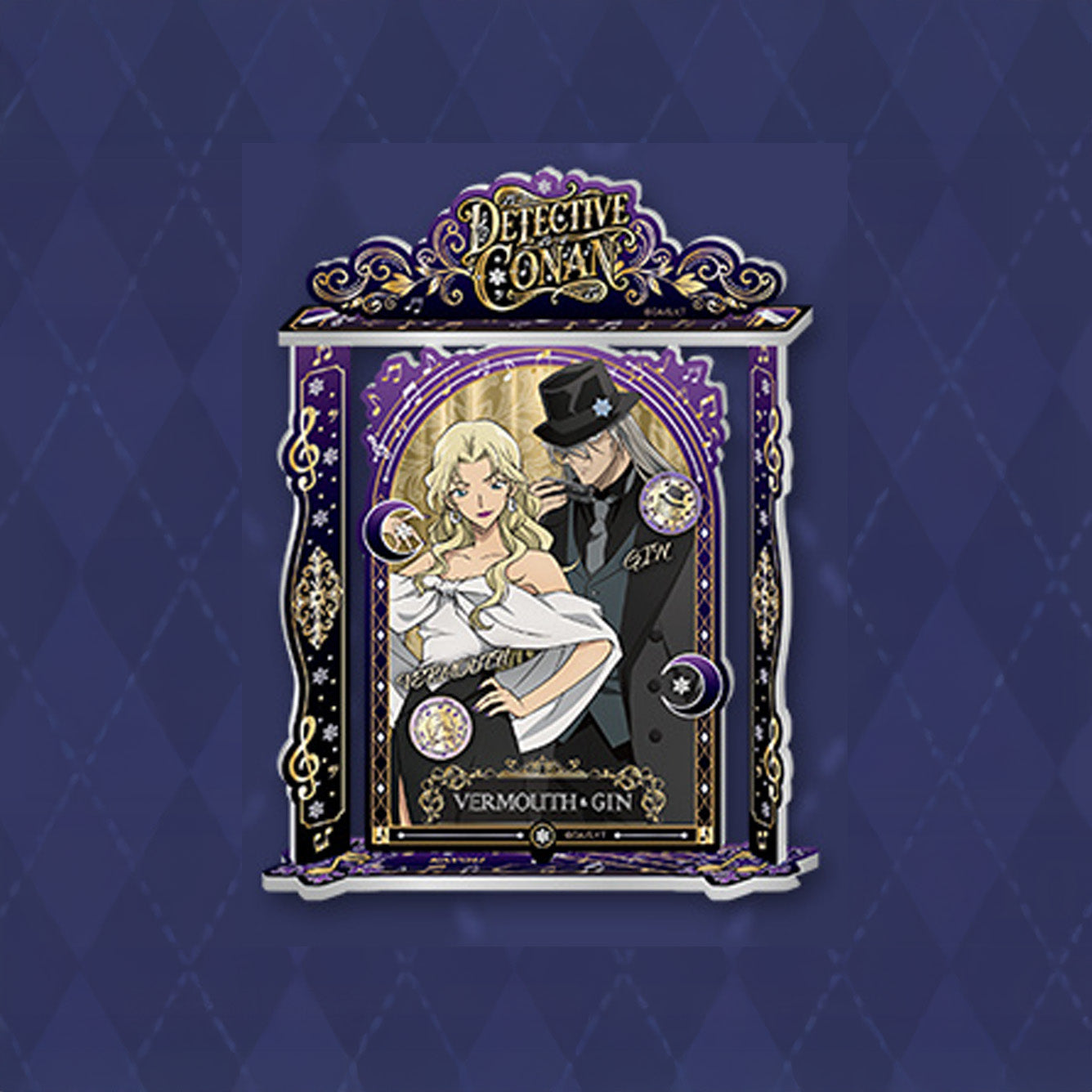 명탐정 코난 공식 정품 굿즈 이터널 나이트 시리즈 오케스트라 듀오 아크릴 스탠드 베르무트 & 진