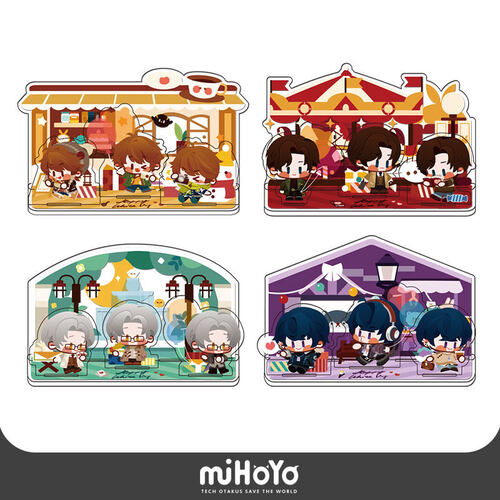 미호요 공식 정품 미해결사건부 굿즈 캐릭터 아크릴 배경형 스탠드
