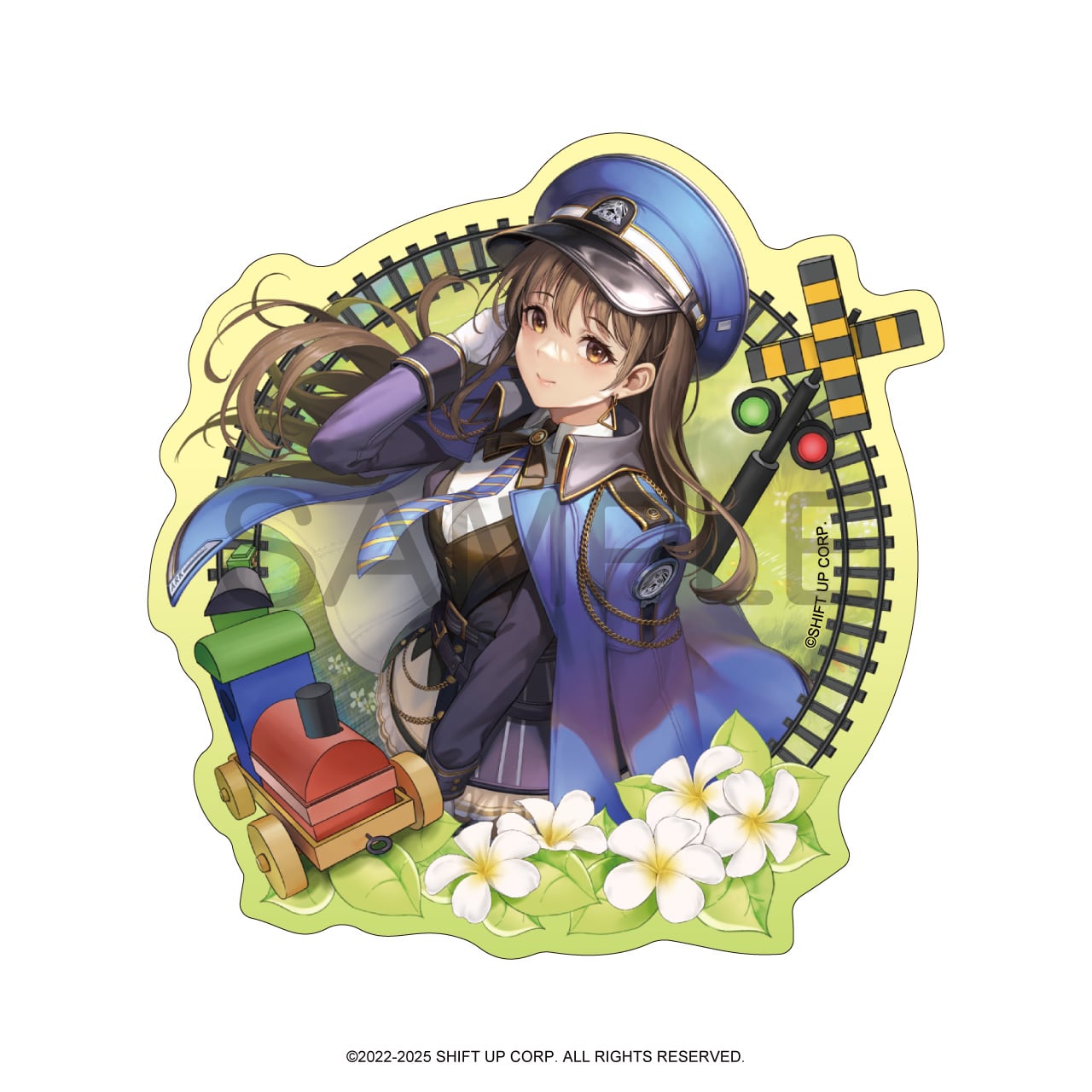 승리의 여신 니케 공식 정품 굿즈 건걸 스티커 디젤