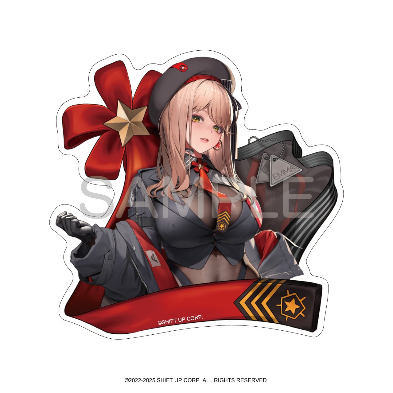 승리의 여신 니케 공식 정품 굿즈 건걸 스티커 엠마: 택티컬 업