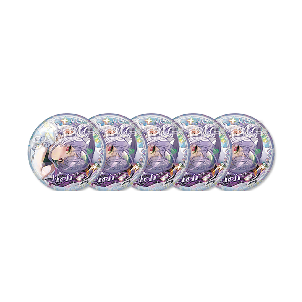 GODDESS OF VICTORY: NIKKE Liberalio Five repeated badges of the same character design — view 2