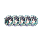 GODDESS OF VICTORY: NIKKE Little Mermaid Five repeated badges of the same character design — view 2