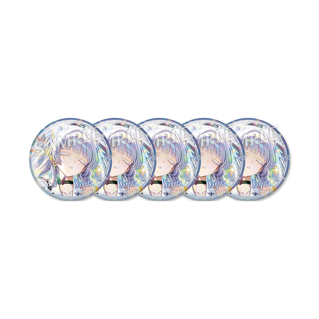GODDESS OF VICTORY: NIKKE Nayuta Five repeated badges of the same character design — view 2