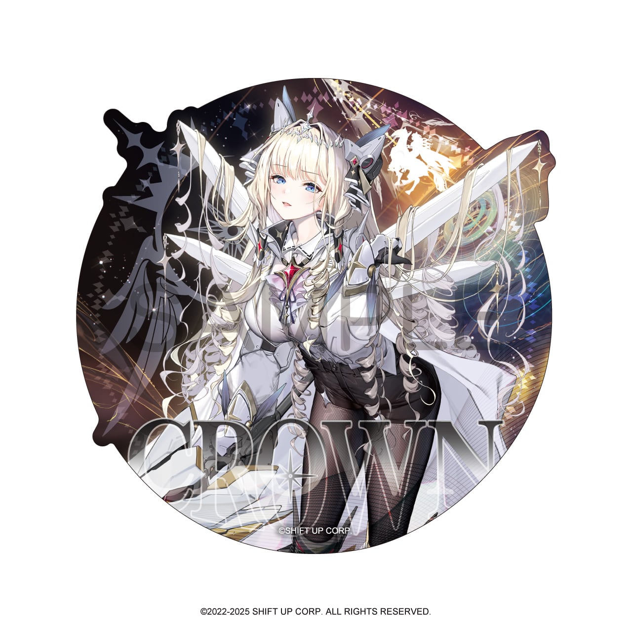 승리의 여신 니케 공식 정품 굿즈 건걸 스티커 크라운