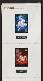 Shared sleeve reference showing The Shorekeeper and Camellya; only the selected character set is included.