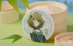 Kaede Takagaki coaster leaning against bamboo steamers (props not included)
