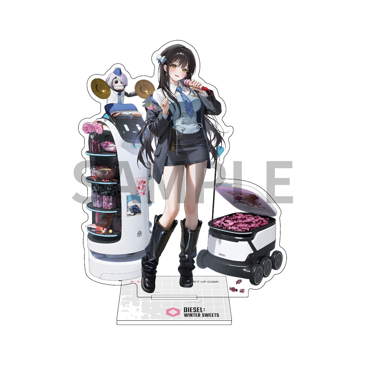 승리의 여신 니케 공식 정품 굿즈 스토어 한정 아크릴 스탠드 디젤: 윈터 스위츠