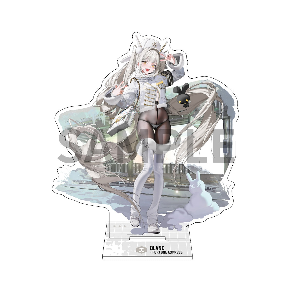 승리의 여신 니케 공식 정품 굿즈 스토어 한정 아크릴 스탠드 블랑 - 포츈 익스프레스